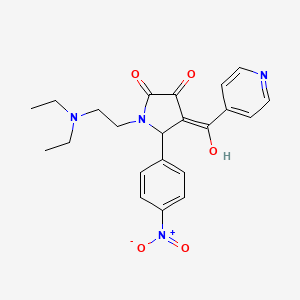 1-(2-(diethylamino)ethyl)-3-hydroxy-4-isonicotinoyl-5-(4-nitrophenyl)-1H-pyrrol-2(5H)-one