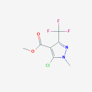 methyl 5-chloro-1-methyl-3-(trifluoromethyl)-1H-pyrazole-4-carboxylate
