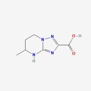 5-Methyl-4,5,6,7-tetrahydro-[1,2,4]triazolo[1,5-a]pyrimidine-2-carboxylic acid