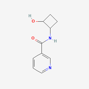 N-(2-hydroxycyclobutyl)pyridine-3-carboxamide