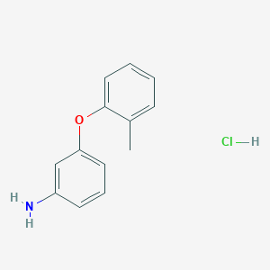 molecular formula C13H14ClNO B2886922 3-(邻甲苯氧基)苯胺盐酸盐 CAS No. 2126178-65-0