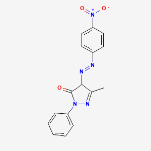 3-Methyl-4-(4-nitrophenylazo)-1-phenyl-1H-pyrazol-5(4H)-one