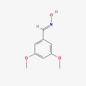molecular formula C9H11NO3 B2886952 N-[(3,5-dimethoxyphenyl)methylidene]hydroxylamine CAS No. 1262150-79-7