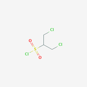 molecular formula C3H5Cl3O2S B2886953 1,3-Dichloropropane-2-sulfonyl chloride CAS No. 36809-65-1