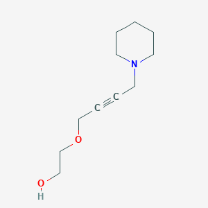 2-[(4-Piperidinobut-2-ynyl)oxy]ethan-1-ol