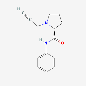 (2R)-N-Phenyl-1-prop-2-ynylpyrrolidine-2-carboxamide