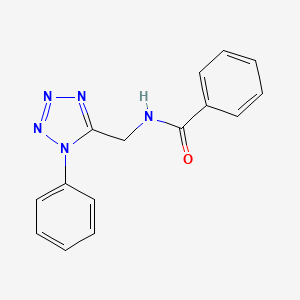 N-((1-phenyl-1H-tetrazol-5-yl)methyl)benzamide