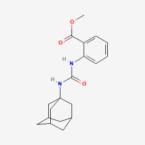 molecular formula C19H24N2O3 B2886997 2-(1-金刚烷基氨基羰基氨基)苯甲酸甲酯 CAS No. 836663-52-6