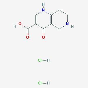 4-Hydroxy-5,6,7,8-tetrahydro-1,6-naphthyridine-3-carboxylic acid dihydrochloride