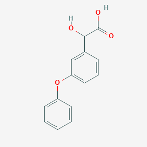 molecular formula C14H12O4 B2887029 3-苯氧基扁桃酸 CAS No. 66637-86-3