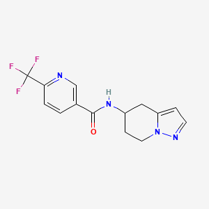 N-(4,5,6,7-tetrahydropyrazolo[1,5-a]pyridin-5-yl)-6-(trifluoromethyl)nicotinamide
