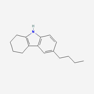 molecular formula C16H21N B2887048 6-butyl-2,3,4,9-tetrahydro-1H-carbazole CAS No. 117766-84-4