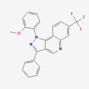 1-(2-methoxyphenyl)-3-phenyl-7-(trifluoromethyl)-1H-pyrazolo[4,3-c]quinoline