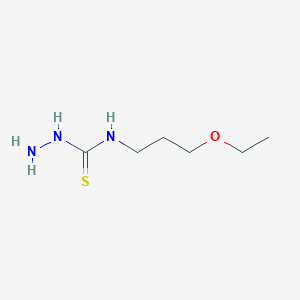 molecular formula C6H15N3OS B2887120 3-Amino-1-(3-ethoxypropyl)thiourea CAS No. 871497-67-5