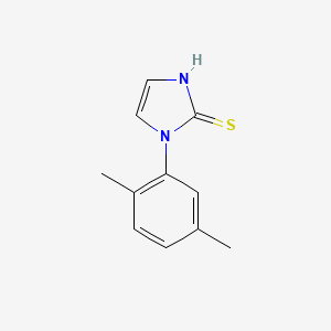 molecular formula C11H12N2S B2887130 1-(2,5-dimethylphenyl)-1H-imidazole-2-thiol CAS No. 851398-39-5