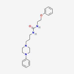 1-(2-Phenoxyethyl)-3-[3-(4-phenylpiperazin-1-yl)propyl]urea