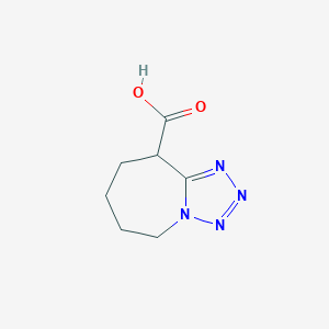 6,7,8,9-tetrahydro-5H-tetrazolo[1,5-a]azepine-9-carboxylic acid