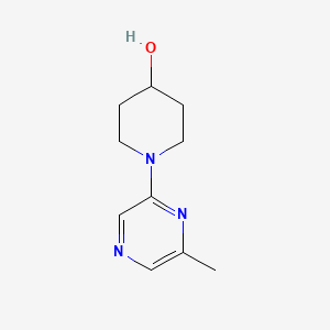 molecular formula C10H15N3O B2887172 1-(6-甲基吡嗪-2-基)哌啶-4-醇 CAS No. 2320853-61-8