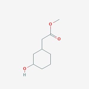 molecular formula C9H16O3 B2887173 Methyl 2-(3-hydroxycyclohexyl)acetate CAS No. 86576-86-5