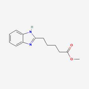 molecular formula C13H16N2O2 B2887204 methyl 5-(1H-benzimidazol-2-yl)pentanoate CAS No. 37905-93-4