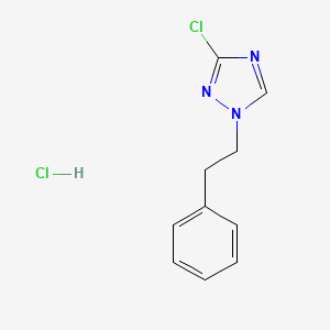 3-chloro-1-phenethyl-1H-1,2,4-triazole hydrochloride