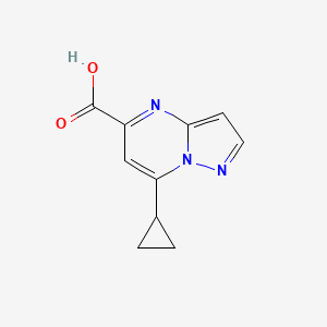7-Cyclopropylpyrazolo[1,5-a]pyrimidine-5-carboxylic acid