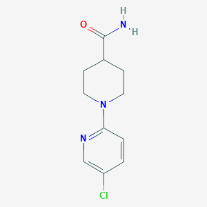 1-(5-Chloropyridin-2-yl)piperidine-4-carboxamide