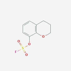 molecular formula C9H9FO4S B2887237 8-Fluorosulfonyloxy-3,4-dihydro-2H-chromene CAS No. 2411268-14-7