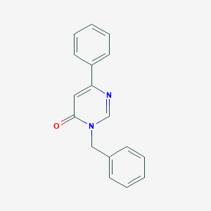 molecular formula C17H14N2O B2887246 3-benzyl-6-phenylpyrimidin-4(3H)-one CAS No. 1172956-12-5