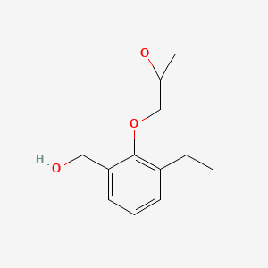 [3-Ethyl-2-(oxiran-2-ylmethoxy)phenyl]methanol