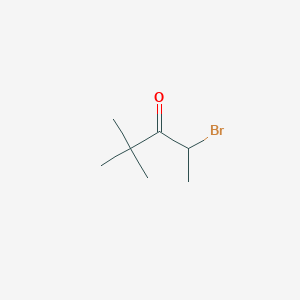molecular formula C7H13BrO B2887267 4-溴-2,2-二甲基-3-戊酮 CAS No. 32278-29-8