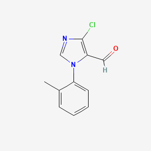 1-(2-Methylphenyl)-4-chloro-1h-imidazole-5-carbaldehyde