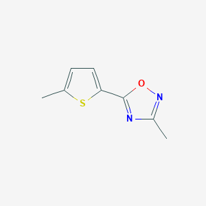 3-Methyl-5-(5-methylthiophen-2-yl)-1,2,4-oxadiazole