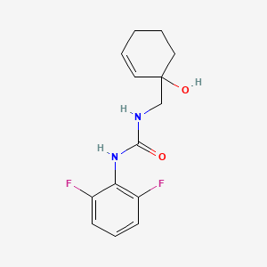3-(2,6-Difluorophenyl)-1-[(1-hydroxycyclohex-2-en-1-yl)methyl]urea