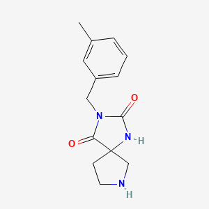 3-(3-Methylbenzyl)-1,3,7-triazaspiro[4.4]nonane-2,4-dione