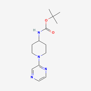 Tert-butyl 1-(pyrazin-2-yl)piperidin-4-ylcarbamate