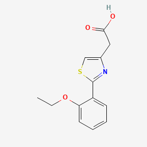 molecular formula C13H13NO3S B2887377 [2-(2-乙氧基苯基)-1,3-噻唑-4-基]乙酸 CAS No. 923751-15-9