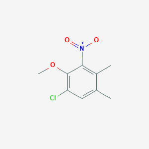 1-Chloro-2-methoxy-4,5-dimethyl-3-nitrobenzene