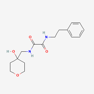 N1-((4-hydroxytetrahydro-2H-pyran-4-yl)methyl)-N2-phenethyloxalamide