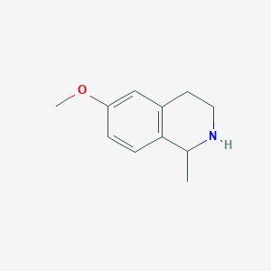 molecular formula C11H15NO B2887398 6-Methoxy-1-methyl-1,2,3,4-tetrahydroisoquinoline CAS No. 25939-83-7