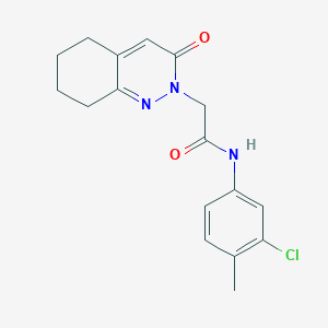 N-(3-chloro-4-methylphenyl)-2-(3-oxo-5,6,7,8-tetrahydrocinnolin-2(3H)-yl)acetamide