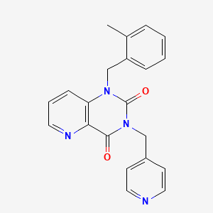 molecular formula C21H18N4O2 B2887464 1-(2-methylbenzyl)-3-(pyridin-4-ylmethyl)pyrido[3,2-d]pyrimidine-2,4(1H,3H)-dione CAS No. 941953-74-8