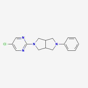 5-(5-Chloropyrimidin-2-yl)-2-phenyl-1,3,3a,4,6,6a-hexahydropyrrolo[3,4-c]pyrrole