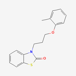 molecular formula C17H17NO2S B2887544 3-(3-o-Tolyloxy-propyl)-3H-benzothiazol-2-one CAS No. 842956-88-1