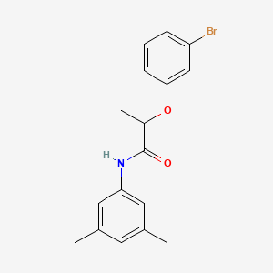 molecular formula C17H18BrNO2 B2887555 2-(3-bromophenoxy)-N-(3,5-dimethylphenyl)propanamide CAS No. 632290-60-9
