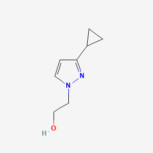 molecular formula C8H12N2O B2887595 2-(3-cyclopropyl-1H-pyrazol-1-yl)ethanol CAS No. 1006479-99-7