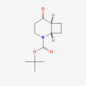 molecular formula C12H19NO3 B2887753 Tert-butyl (1S,6R)-5-oxo-2-azabicyclo[4.2.0]octane-2-carboxylate CAS No. 2408936-27-4