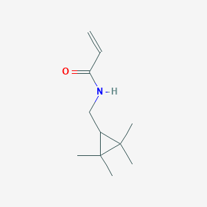 molecular formula C11H19NO B2887759 N-[(2,2,3,3-tetramethylcyclopropyl)methyl]prop-2-enamide CAS No. 1537509-88-8