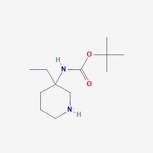 Tert-butyl (3-ethylpiperidin-3-yl)carbamate