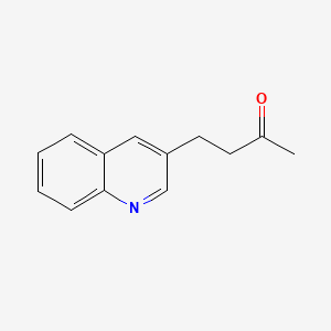 molecular formula C13H13NO B2887775 4-喹啉-3-基丁-2-酮 CAS No. 497867-84-2
